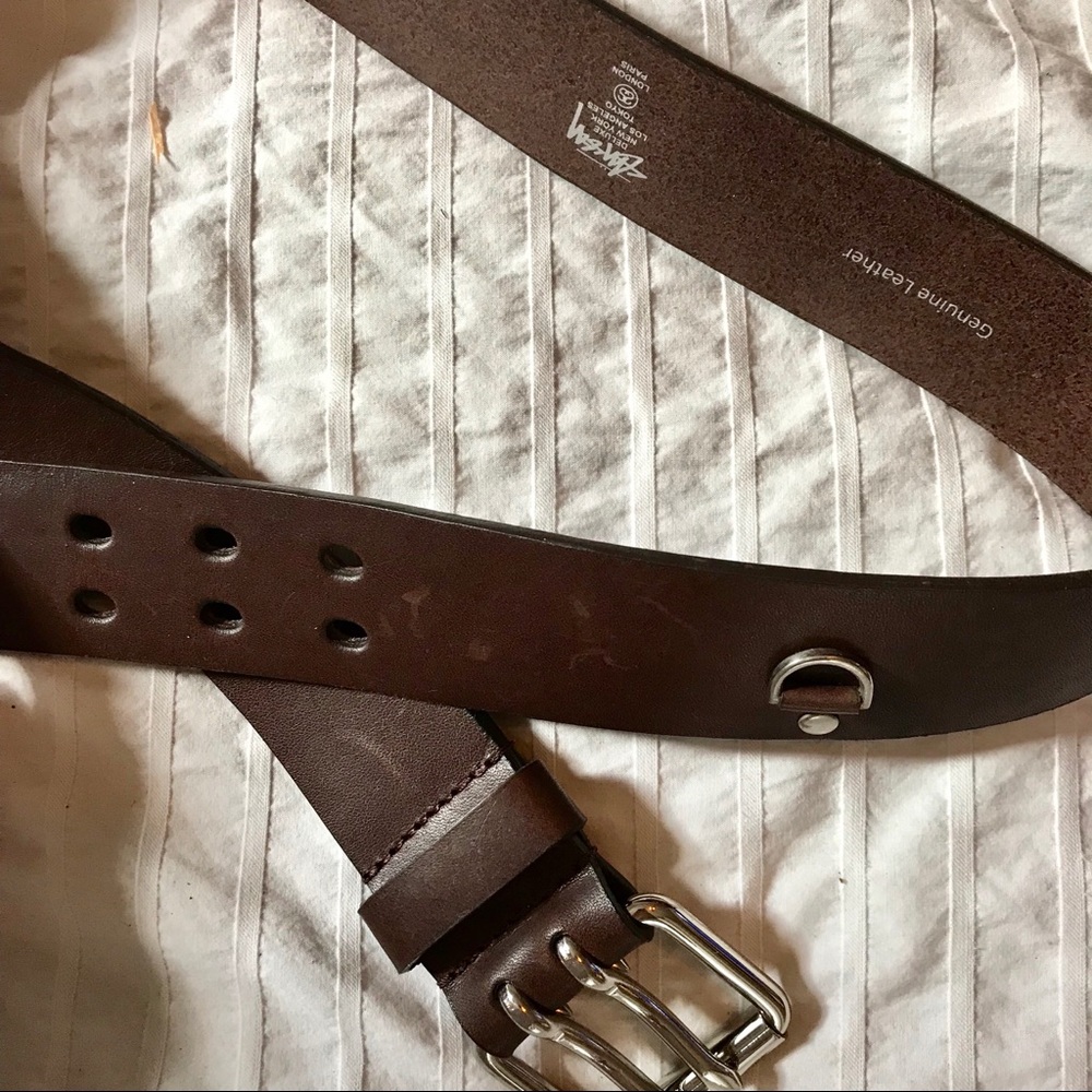 🍂 stussy deluxe leather belt 🍂